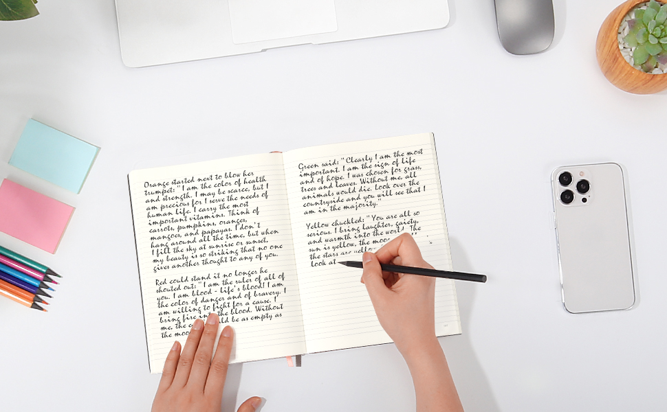 FLEEKOOL Business Journals 2 PACK B5 College Ruled Notebook Large Soft Cover