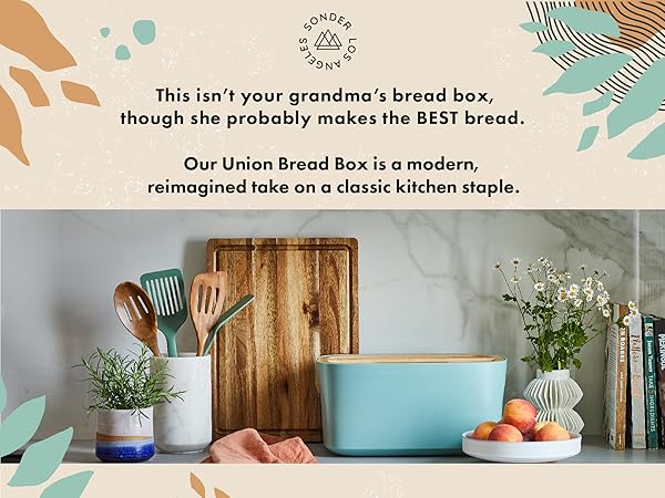 Sonder Los Angeles' Union Bread Box isn't your grandma's bread box. It is a modern reimagined take.