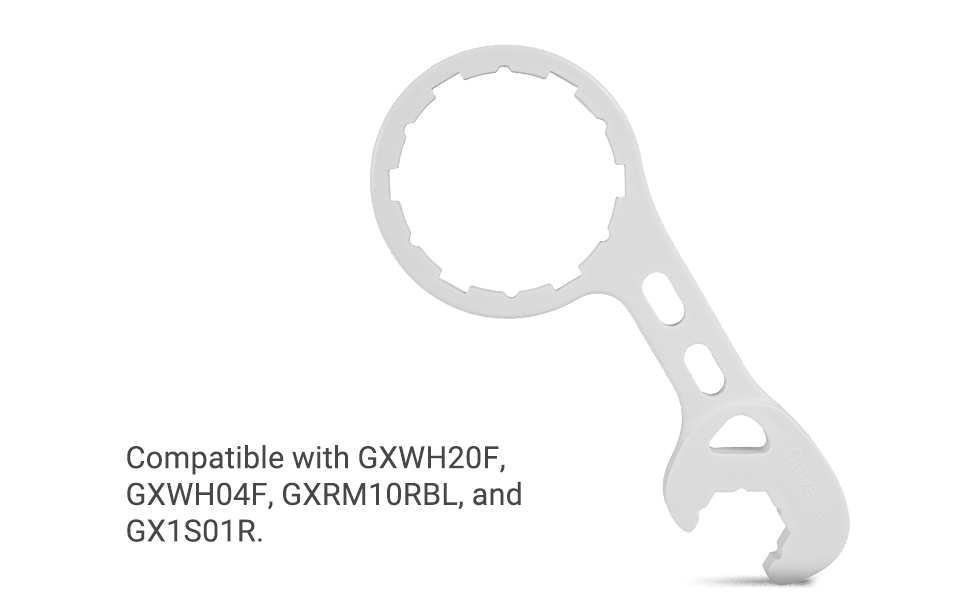 Calvana 2 Water Filter Wrenches with 6 Durable ORings