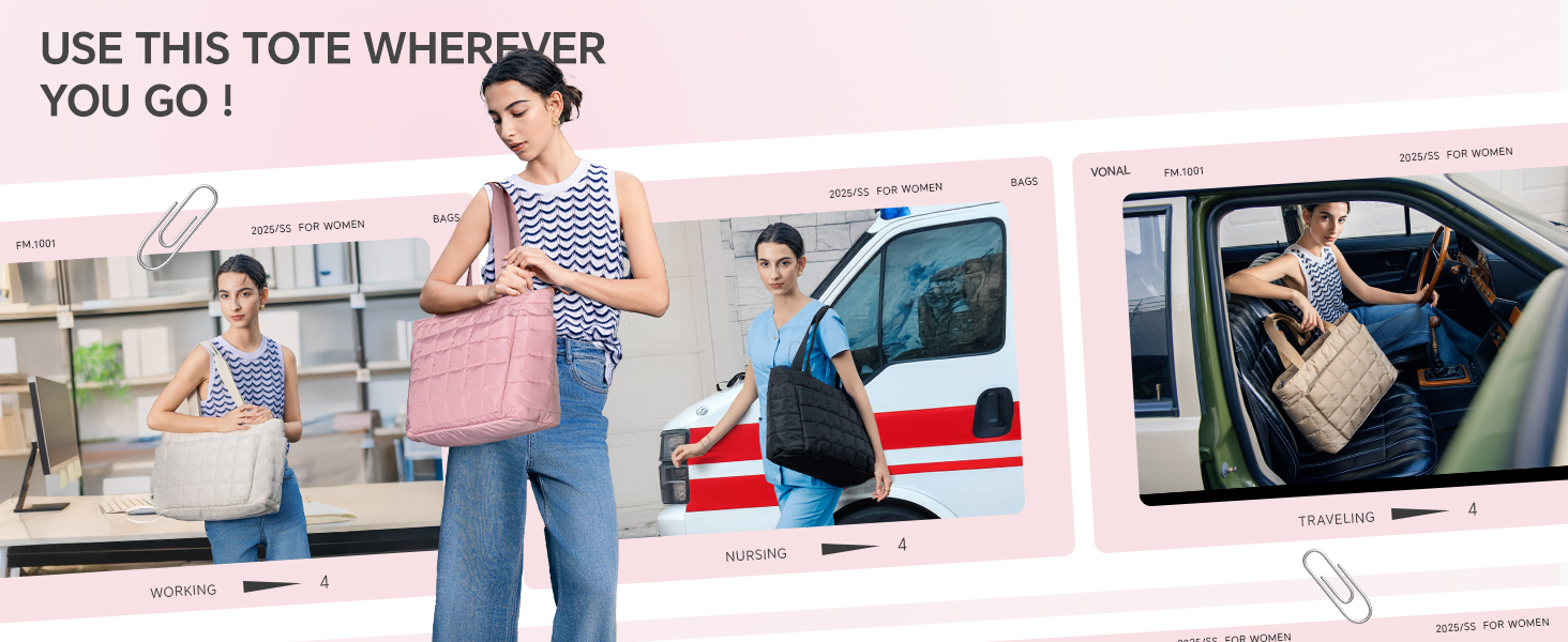 Befen Puffer Tote Bag Damen Groß Handtasche Sporttasche Tragbare Laptoptasche 15,6 Zoll mit Reißverschluss für Reisen, S 59230343 7af9 4778 8abb F767591ae1a6. CR0,0,1464,600 PT0 SX1464 V1