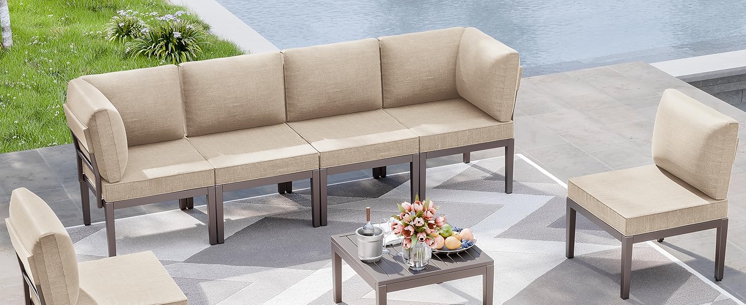 Metal Patio Furniture Set