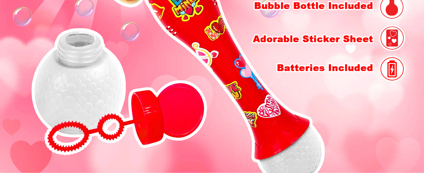 Valentine's Day Bear Bubble Wand