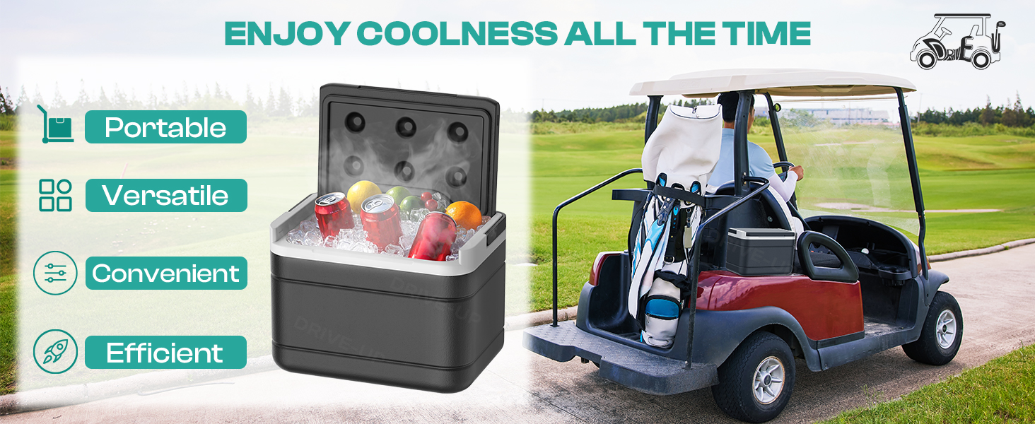 Portable Club Car Cooler