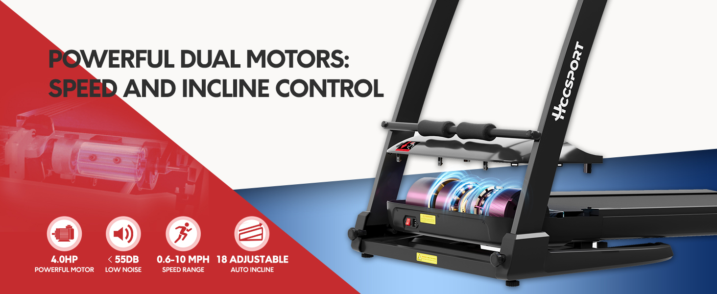 foldable treadmill with auto incline