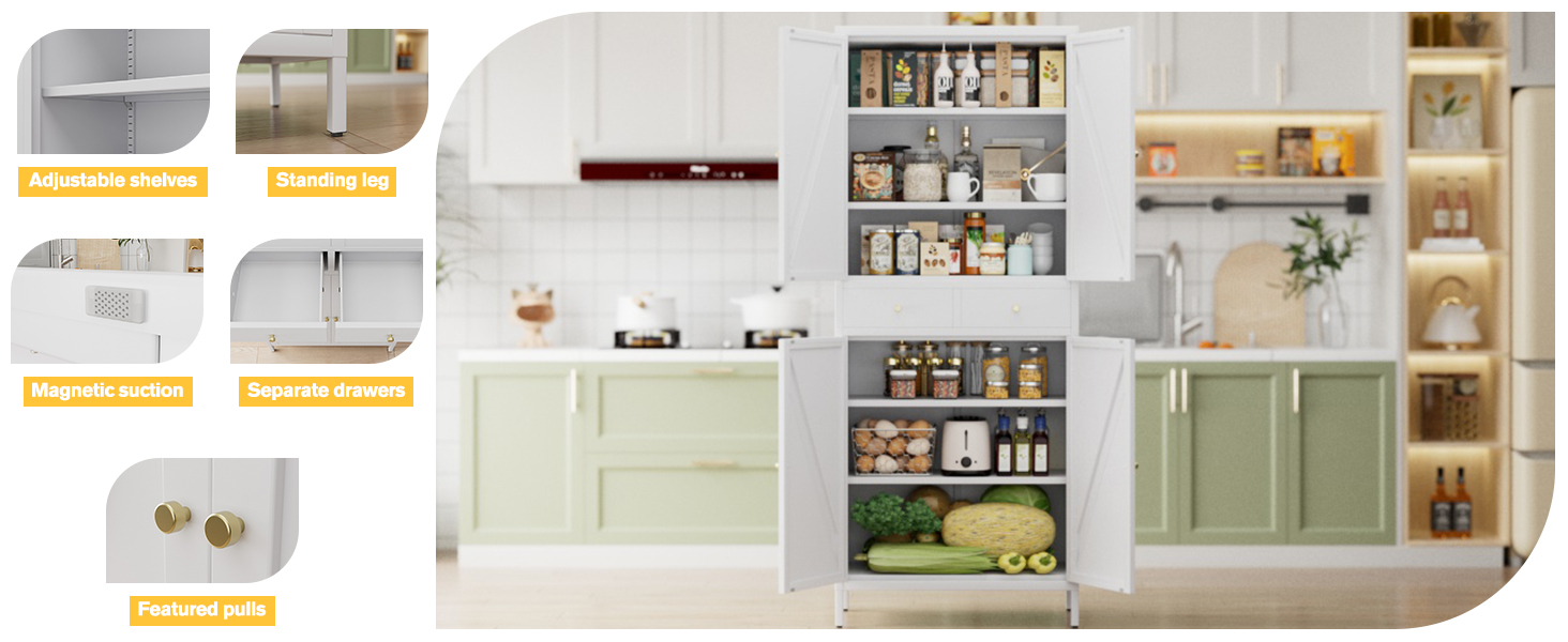 Tall Kitchen Pantry Cabinet