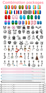 121pcs Charm Bracelet Making Kit