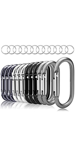 oval carabiner clip keychain clip