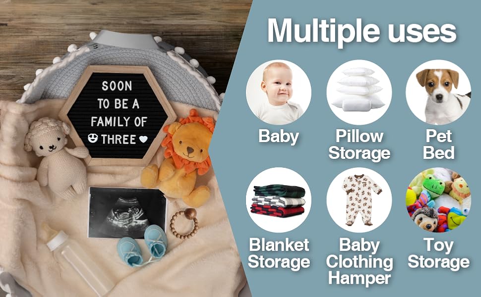 Image showing versatile uses of the baby basket