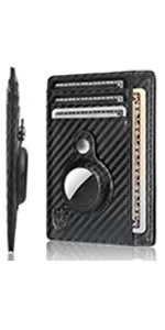 Mens Wallet with AirTag Holder