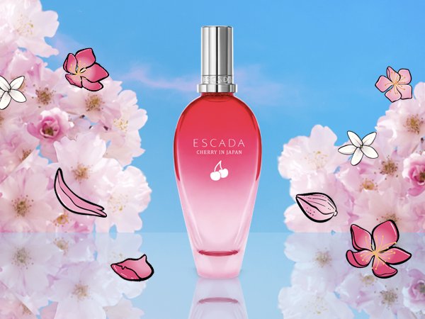Amazon.com: Escada Cherry In Japan限量版淡香水,1 液體盎司(約1.5
