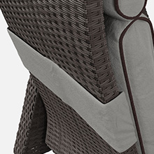 Grand patio Relaxliege Liegesessel mit Sitzkissen, Aluminiumgestell