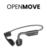 SHOKZ OpenMove Bluetooth Wireless Headphones with Mic, Bone Conduction Wireless Headset with 6H P...