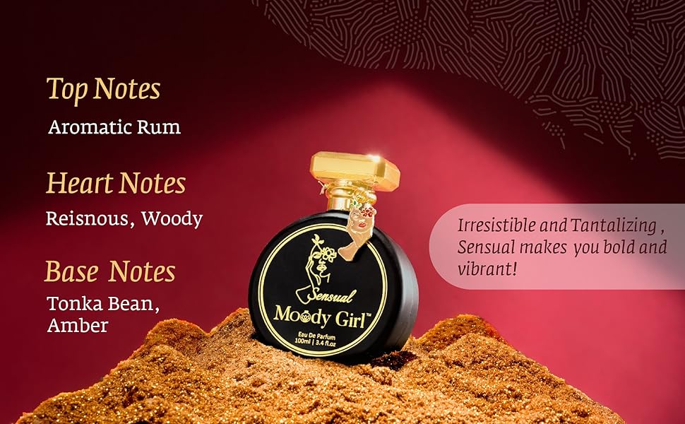 Wanna level up your ‘oomph factor’? Do it with the exotic Sensual, with seductive notes of rum!