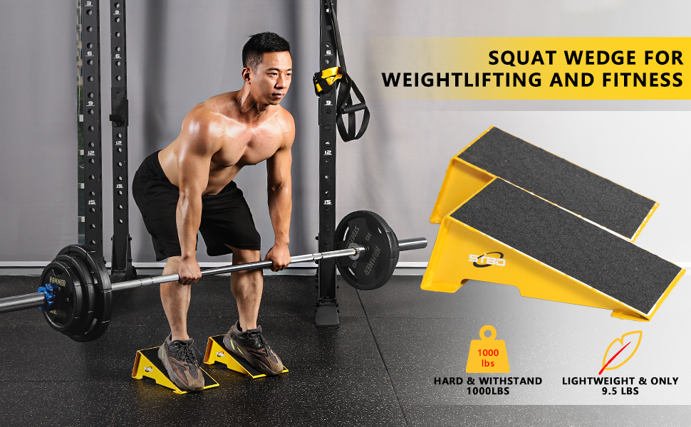 STBO Squat Wedge Set with Two Squat Wedges Large Size 20