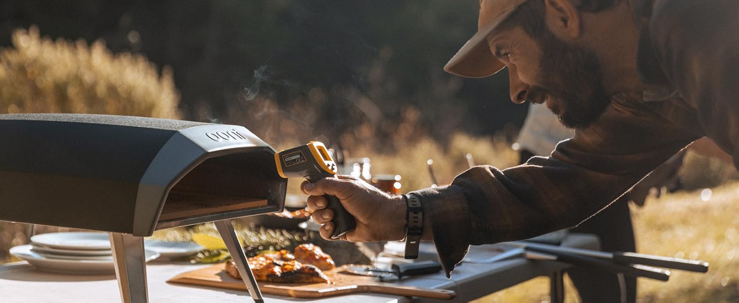 ooni Infrared Thermometer Gun Digital Laser Thermometer Pizza Oven Thermometer, Instant Read