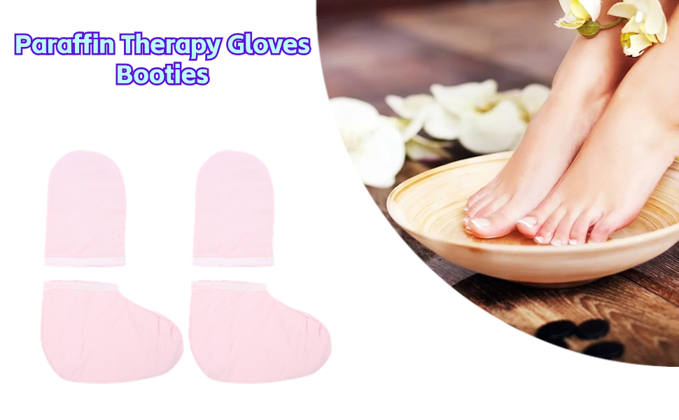 Paraffin Wax Bath Gloves Booties 