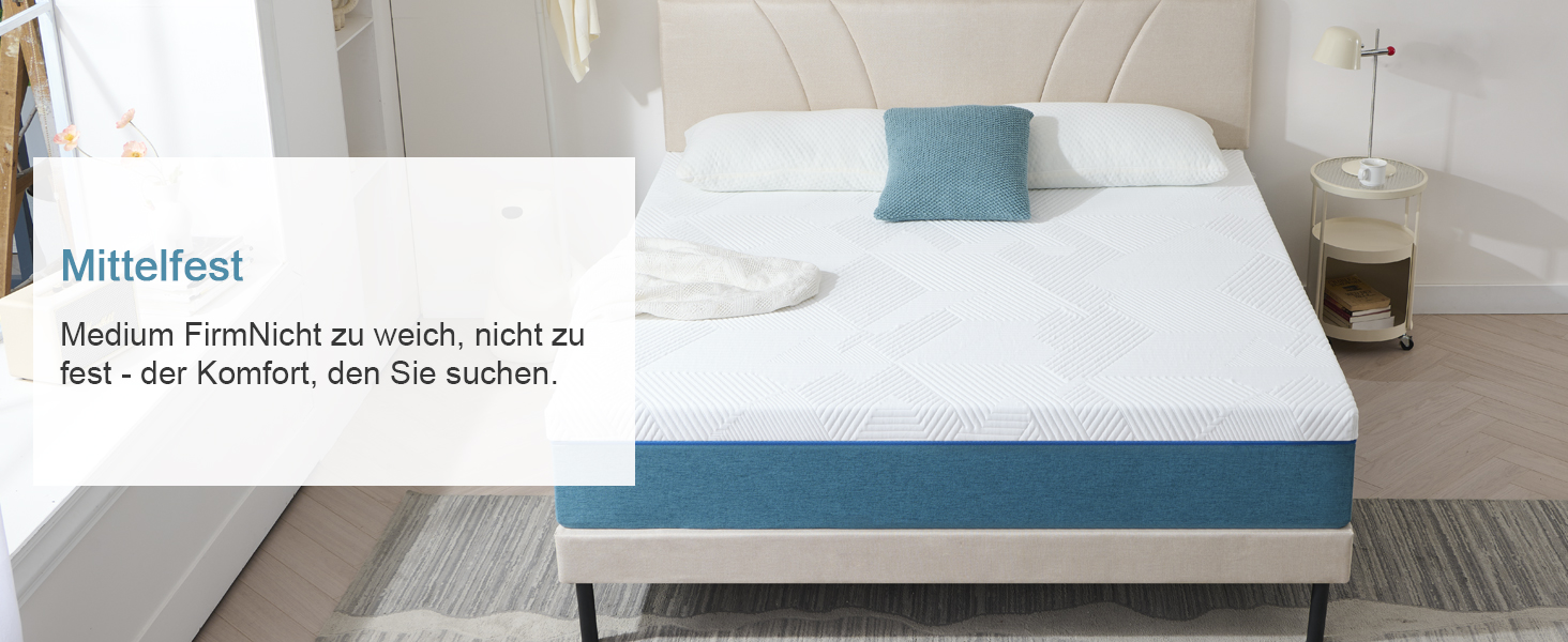 kaltschaummatratze Jugendmatratze 160x200 cm 7-Zonen-Komfortschaum mittlerer Härtegrad H3/H4 16cm