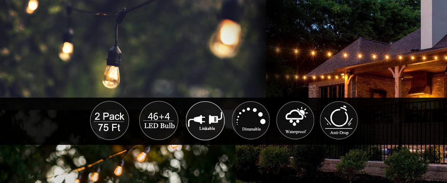 S14 Outdoor String Lights