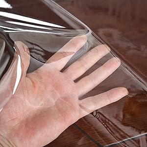 clear tablecloth