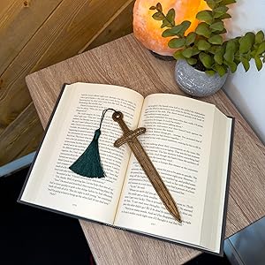 Sword boomark in book
