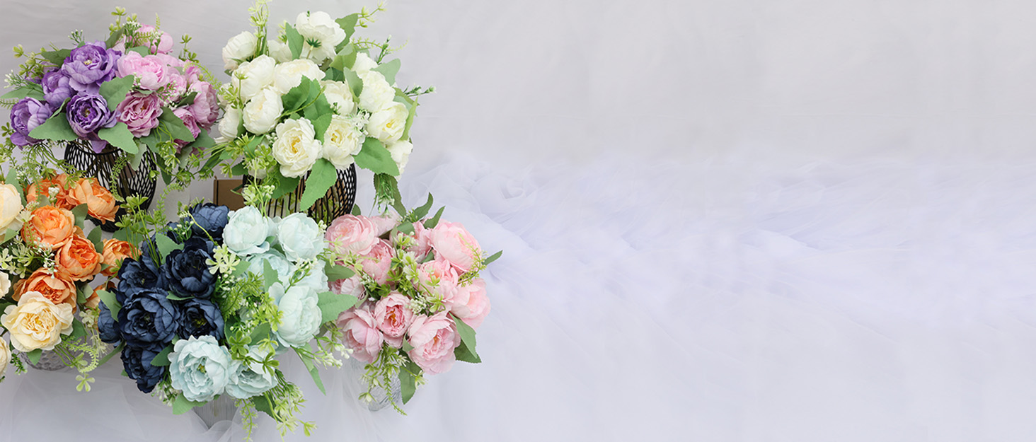 Peonies Artificial Flowers