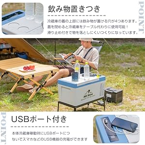 Amazon.co.jp: Kaitou 車載冷蔵冷凍庫 2WAY電源対応 12V 24V 車用