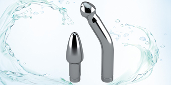 Two different design of the nozzles options