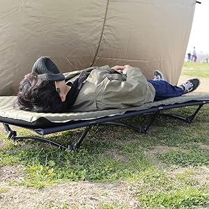 Amazon.co.jp: YOLER|ヨーラー キャンプ コット 軽量 静音 2WAY