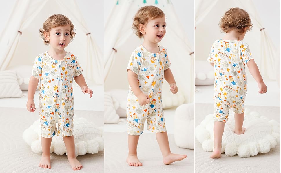 Baby Bamboo Viscose Pajamas Romper