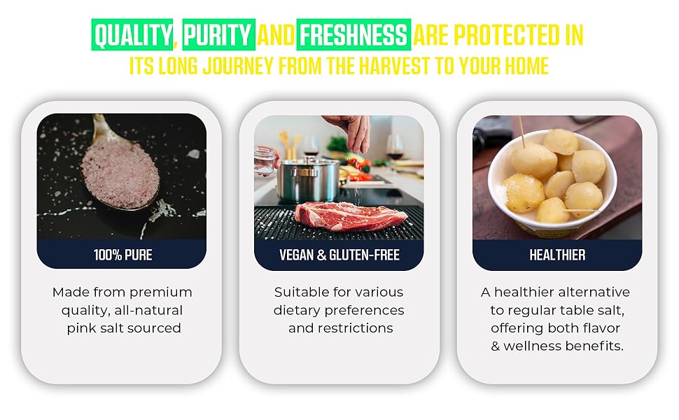 quality freshness purity long