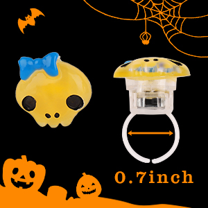 Halloween Light Up Rings