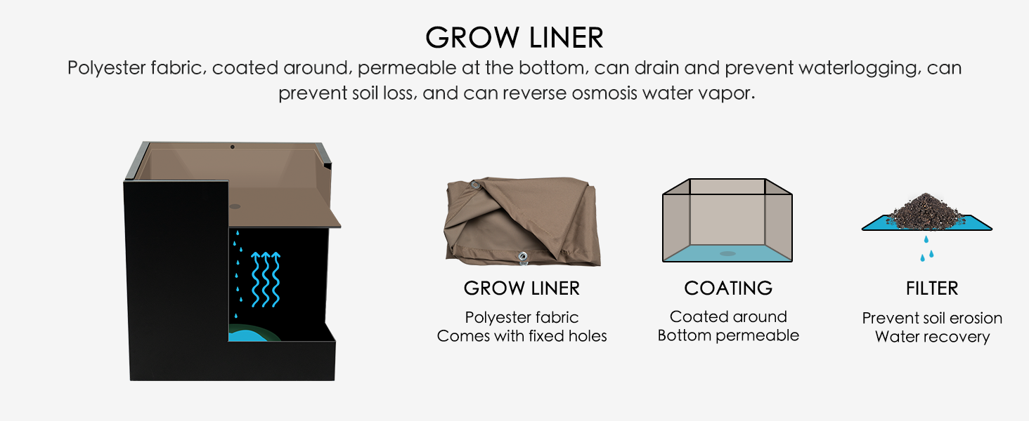 Movable planter ideal for dividing space, protecting boundaries, and decorating terraces.