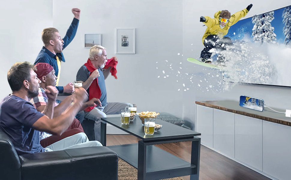 phone hdmi adapter digital av sync screen mirror converter pad pod to tv monitors projector