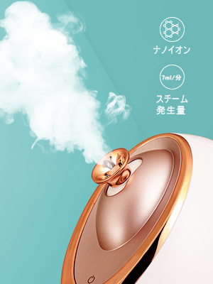 フェイススチーマー 円形デザイン AC 100V フェイススチーマー 形デザイン AC 100V