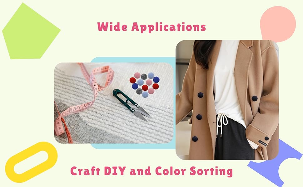 Wide Applications,Craft DIY and Color Sorting