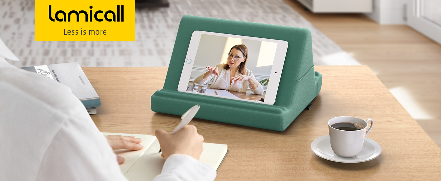 Lamicall Tablet Pillow Holder, Pillow Soft Pad Bed Tablet
