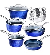 Panelas e frigideiras antiaderentes Frigideira antiaderente conjunto de panelas de indução cozinha de aço inoxidável 