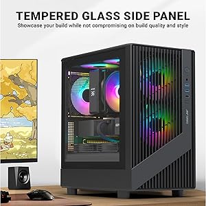 tempered glass side panel