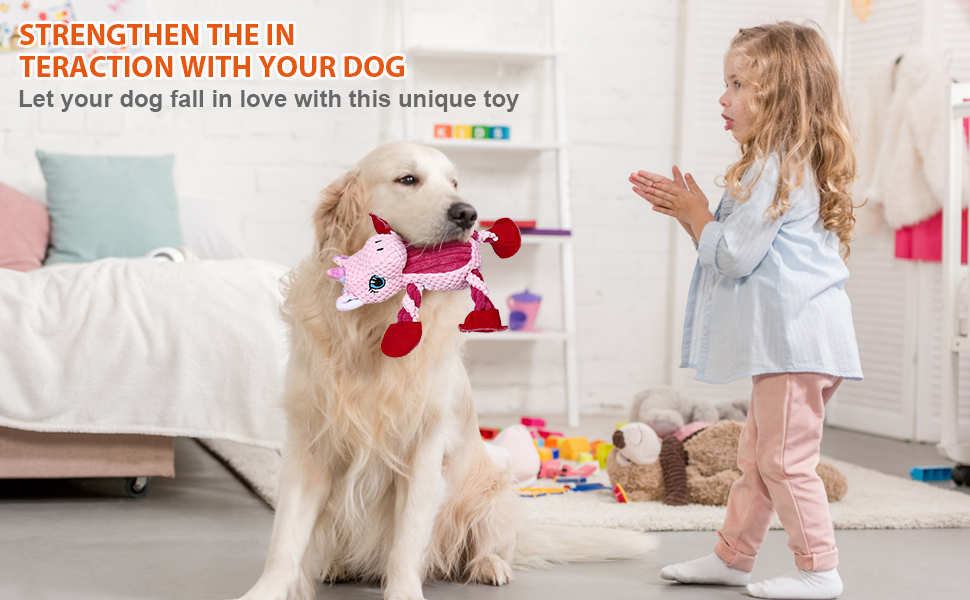 Pet Supplies IOKHEIRA Dog Plush Toy for Large Aggressive Chewers