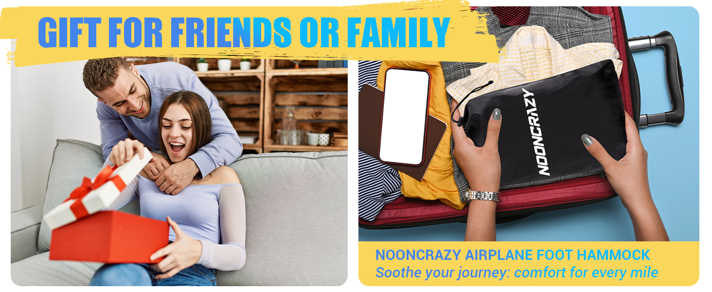 airplane foot hammock