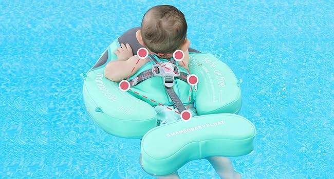 Amazon.com: Mambobaby Float with Canopy Baby Swimming Float