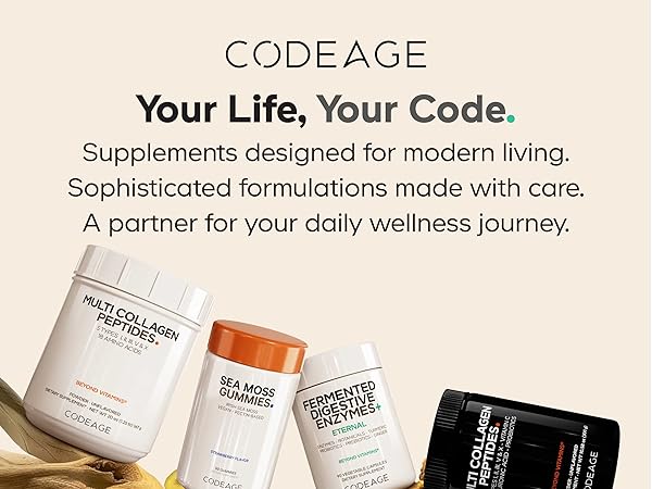 Codeage, code age, code age supplements, codeage supplements, codeage collagen, codeage vitamins
