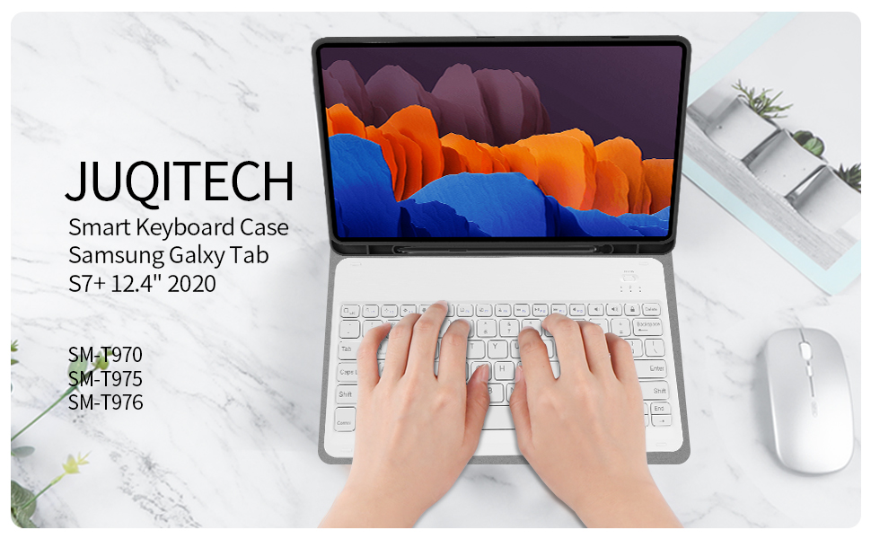 Keyboard Case for Galaxy Tab S7+ 12.4" 2020