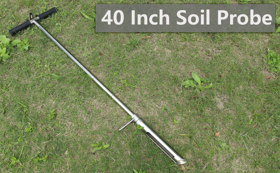 40 Inch Soil Sampler Probe, 304 Stainless Steel TStyle