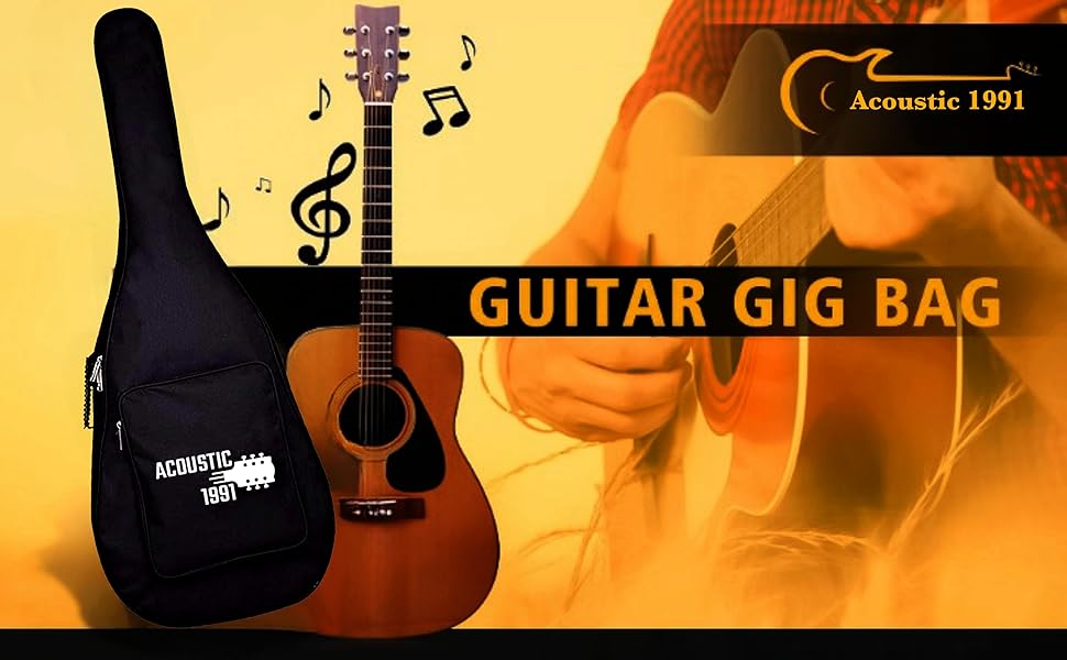 Acoustic 1991 Durable Padded Guitar Cover Bag case for Yamaha & All