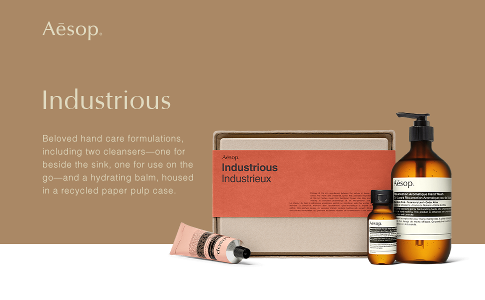 Aesop Industrious Gift Kit - Resurrection Aromatique Hand