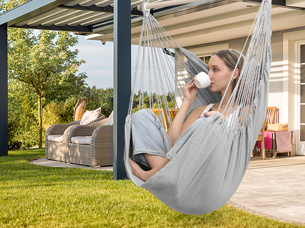 Amazon.com: Y- STOP Hammock Chair Hanging Rope Swing Chair