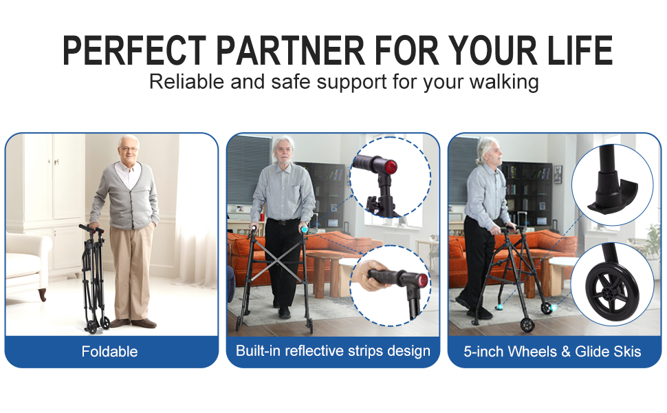 walker with wheels