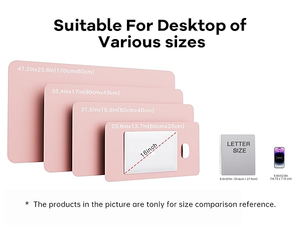 Amazon.com : YSAGi Non-Slip Leather Desk Pad, Waterproof