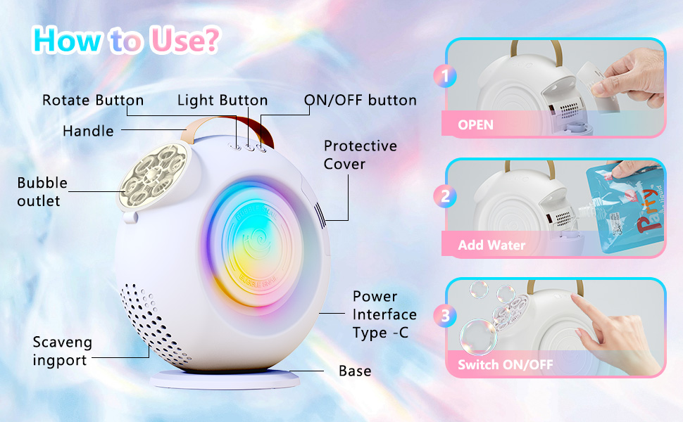 automatic bubble machine kids bubble machine